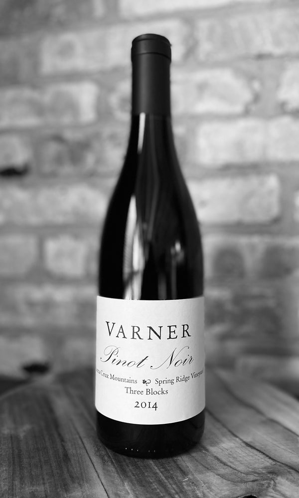 
                  
                    Load image into Gallery viewer, Varner Three Blocks  Pinot Noir, Santa Cruz Mountains 2014
                  
                
